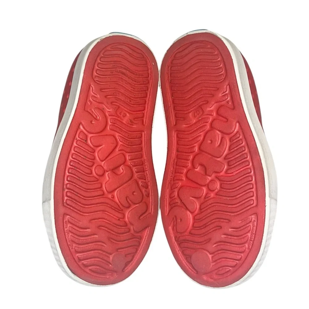 Native Jefferson Torch Red/White Shell Toe Shoe